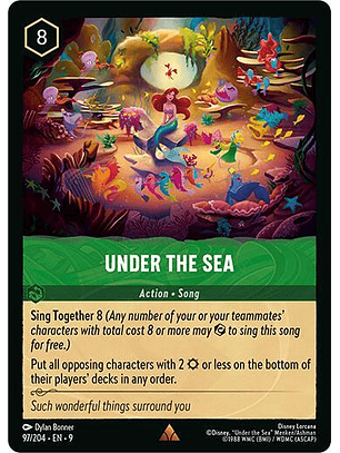 Under the Sea - 97/204 - Rare - 9 