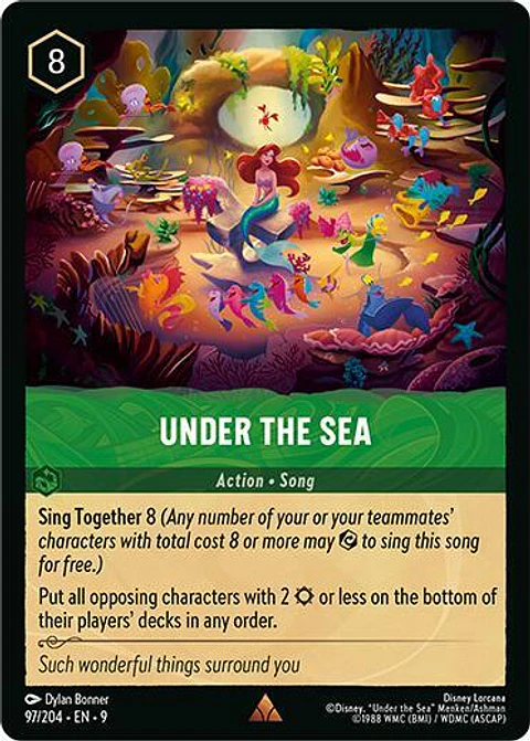 Under the Sea - 97/204 - Rare - 9 