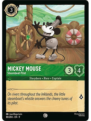 Mickey Mouse - Steamboat Pilot - Common - 9 