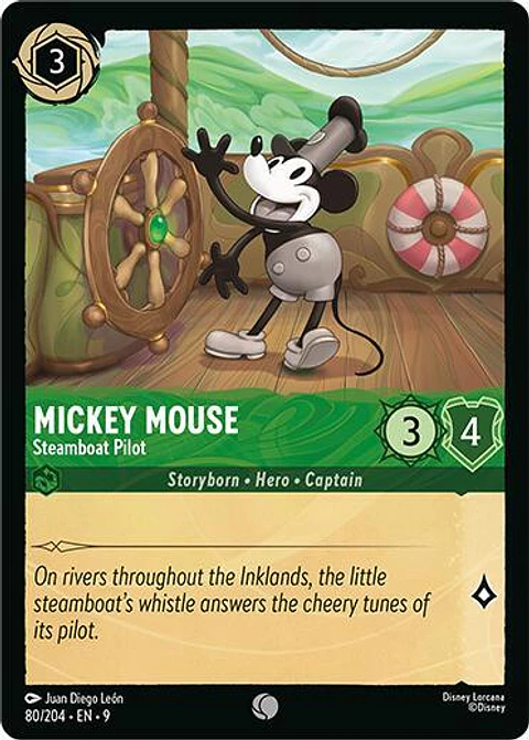 Mickey Mouse - Steamboat Pilot - Common - 9 