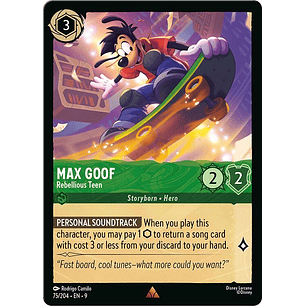 Max Goof - Rebellious Teen - 75/204 - Rare - 9