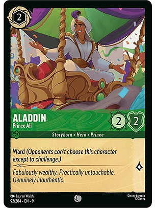 Aladdin - Prince Ali - 92/204 - Common - 9 