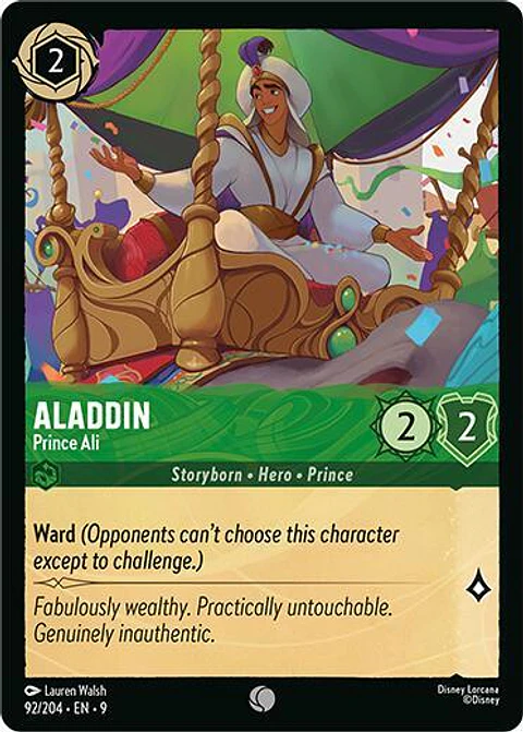 Aladdin - Prince Ali - 92/204 - Common - 9 
