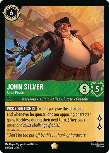 John Silver - Alien Pirate - 89/204 - Legendary - 9  1