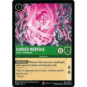 Cursed Merfolk - Ursula's Handiwork - 71/204 - Rare - 9