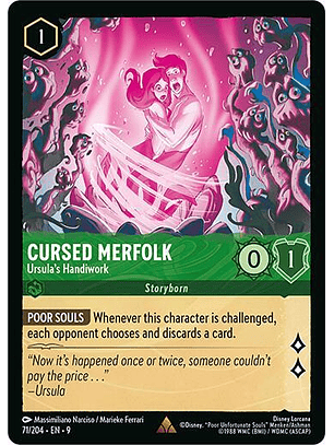 Cursed Merfolk - Ursula's Handiwork - 71/204 - Rare - 9
