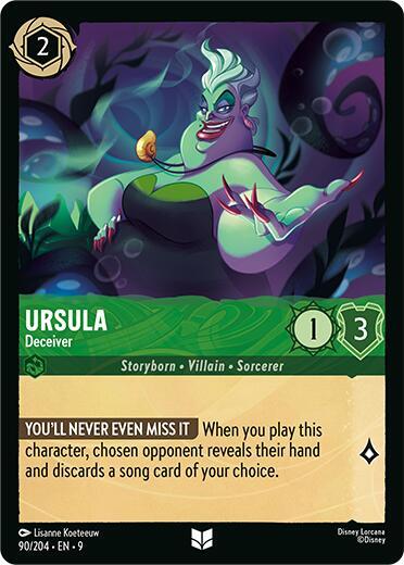 Ursula - Deceiver - 90/204 - Uncommon - 9 1