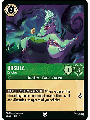 Ursula - Deceiver - 90/204 - Uncommon - 9