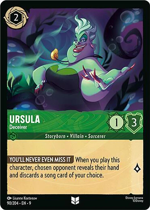 Ursula - Deceiver - 90/204 - Uncommon - 9