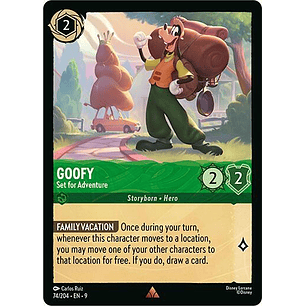 Goofy - Set for Adventure - 74/204 - Rare - 9 