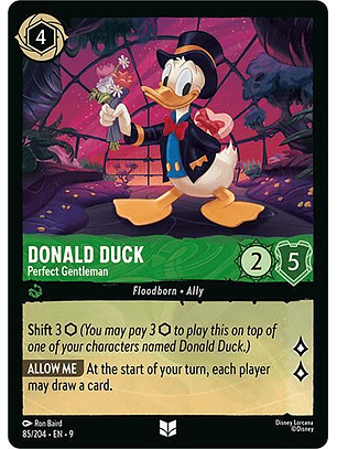 Donald Duck - Perfect Gentleman - 85/204 - Uncommon - 9