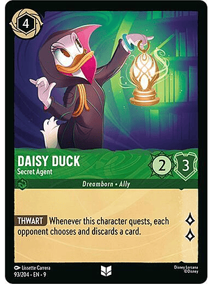 Daisy Duck - Secret Agent - 93/204 - Uncommon - 9 