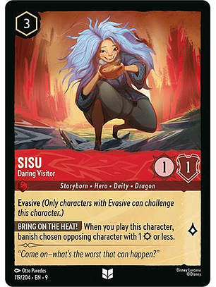 Sisu - Daring Visitor - 119/204 - Uncommon - 9 