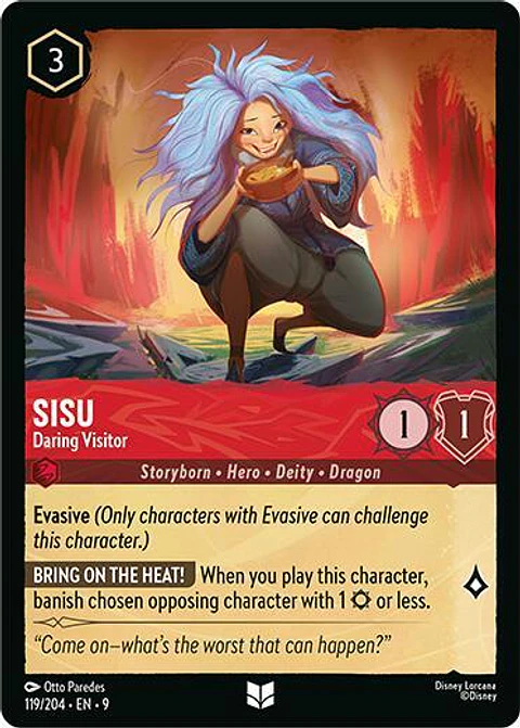 Sisu - Daring Visitor - 119/204 - Uncommon - 9 