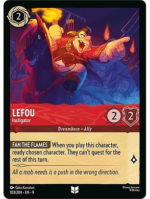 LeFou - Instigator - 103/204 - Uncommon - 9 