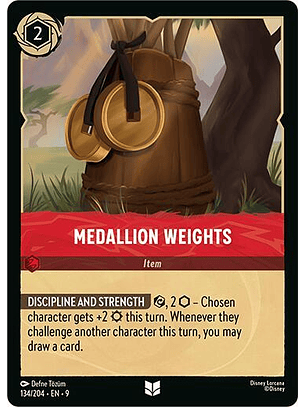 Medallion Weights - 134/204 - Uncommon - 9 