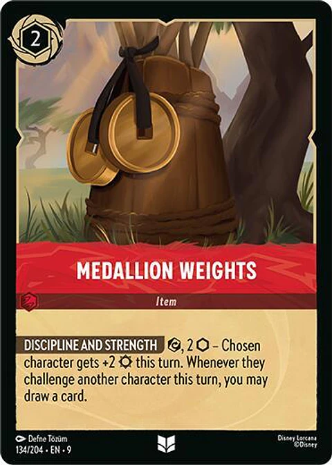 Medallion Weights - 134/204 - Uncommon - 9 