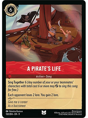 A Pirate's Life - 132/204 - Uncommon - 9