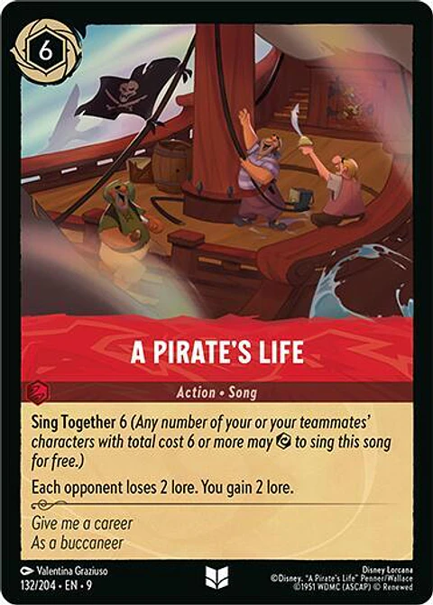 A Pirate's Life - 132/204 - Uncommon - 9