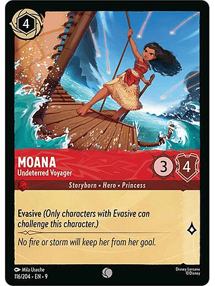 Moana - Undeterred Voyager - 116/204 - Common - 9