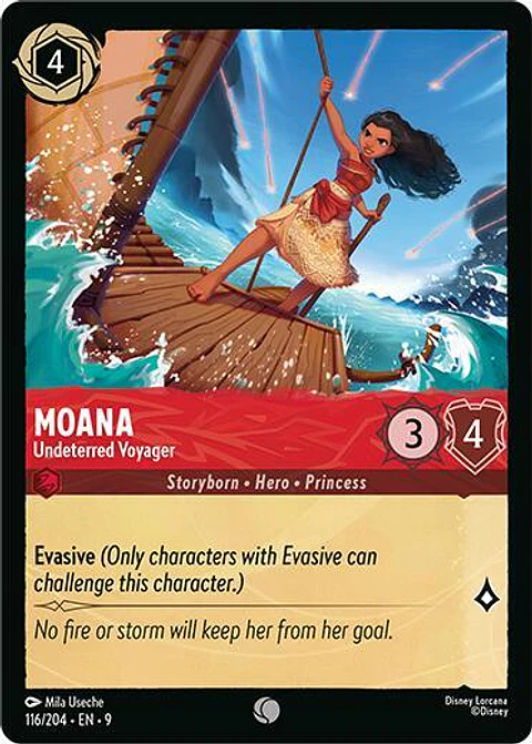 Moana - Undeterred Voyager - 116/204 - Common - 9