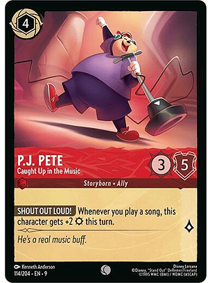 P.J. Pete - Caught Up in the Music - 114/204 - Common - 9 