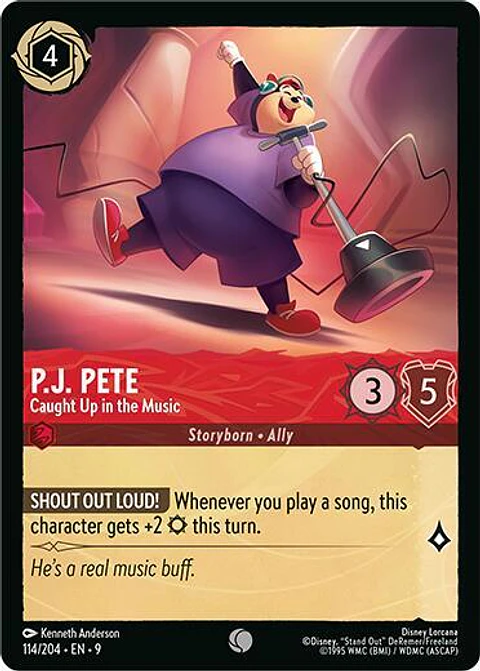 P.J. Pete - Caught Up in the Music - 114/204 - Common - 9 