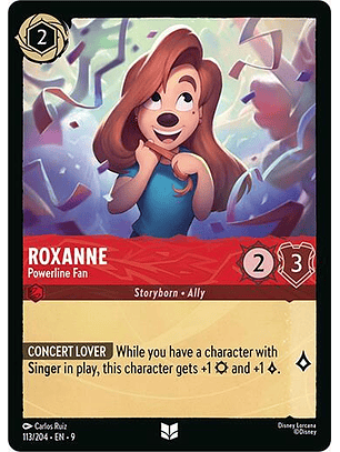 Roxanne - Powerline Fan - 113/204 - Uncommon - 9 