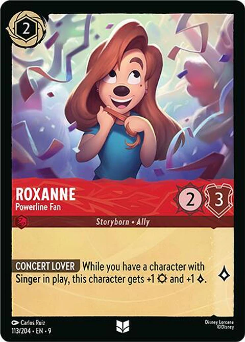 Roxanne - Powerline Fan - 113/204 - Uncommon - 9 