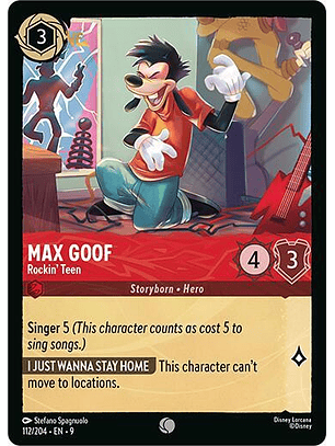 Max Goof - Rockin' Teen - 112/204 - Common - 9