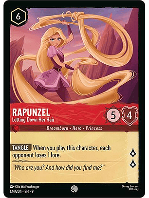 Rapunzel - Letting Down Her Hair - 124/204 - Common - 9 