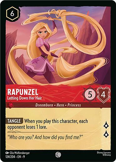 Rapunzel - Letting Down Her Hair - 124/204 - Common - 9 