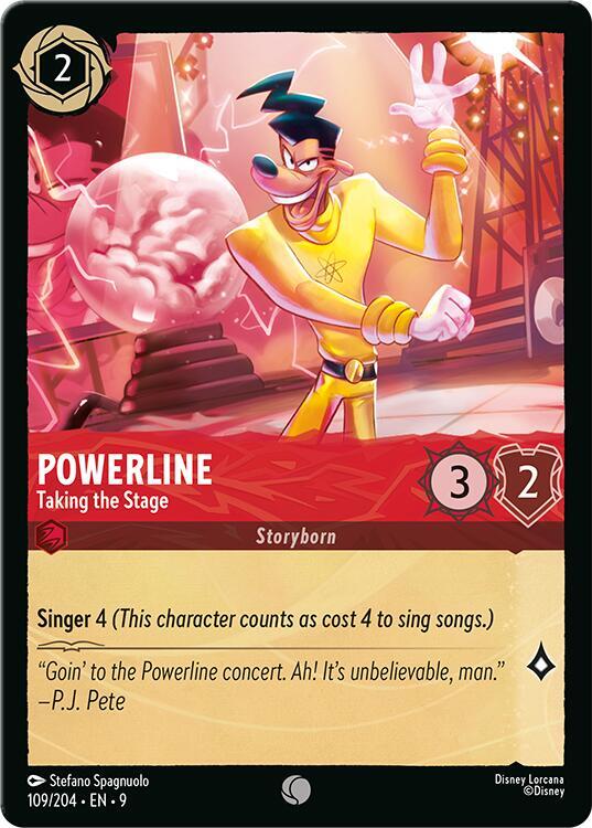 Powerline - Taking the Stage - 109/204 - Common - 9  1