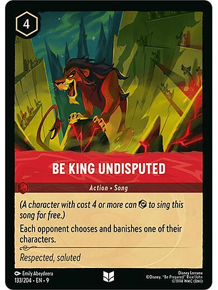 Be King Undisputed - 133/204 - Uncommon - 9 