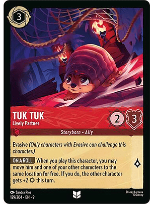 Tuk Tuk - Lively Partner - 129/204 - Uncommon - 9 