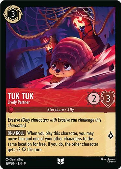 Tuk Tuk - Lively Partner - 129/204 - Uncommon - 9 