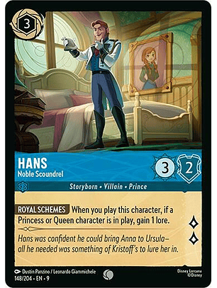 Hans - Noble Scoundrel - 148/204 - Common - 9 