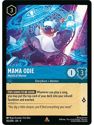 Mama Odie - Mystical Maven - 152/204 - Rare - 9 