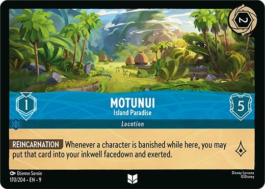 Motunui - Island Paradise - 170/204 - Uncommon - 9  1