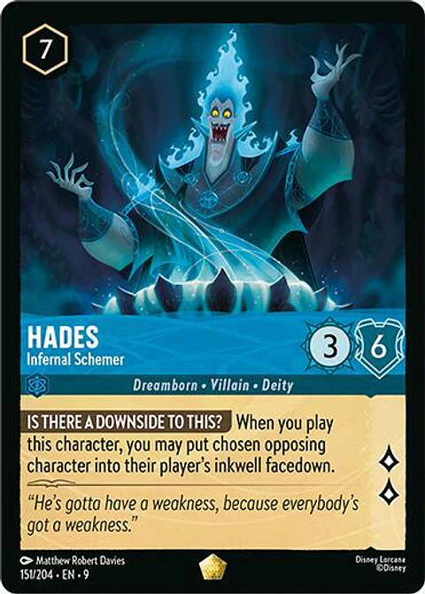 Hades - Infernal Schemer - 151/204 - Legendary - 151/204 - 9