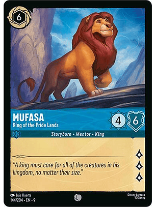 Mufasa - King of the Pride Lands - 144/204 - Common - 9 