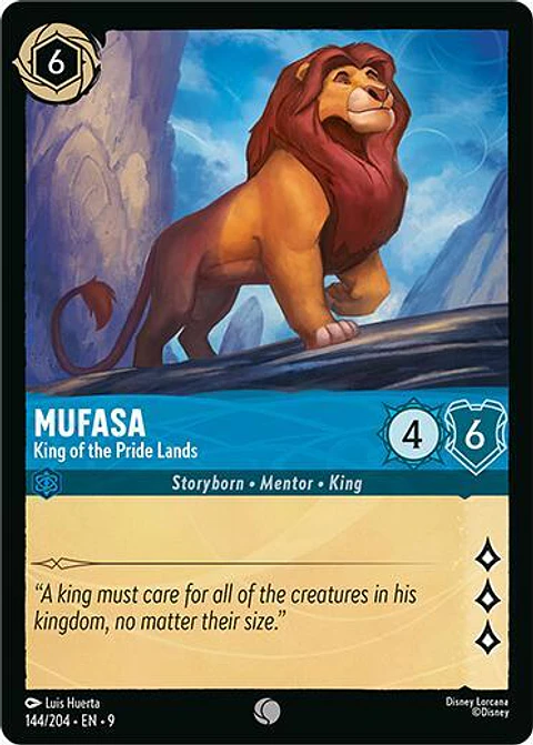 Mufasa - King of the Pride Lands - 144/204 - Common - 9 