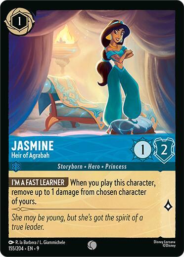 Jasmine - Heir of Agrabah - 155/204 - Common - 9  1