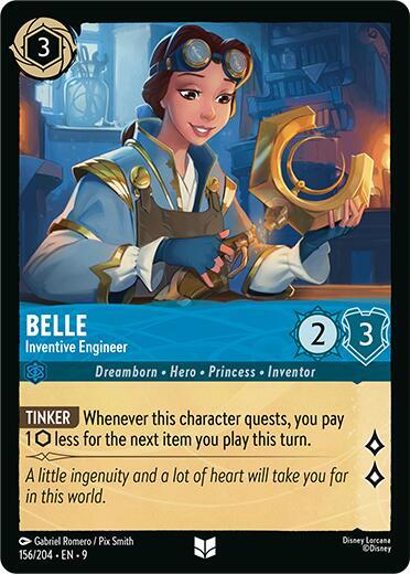 Belle - Inventive Engineer - 156/204 - Uncommon - 9  1