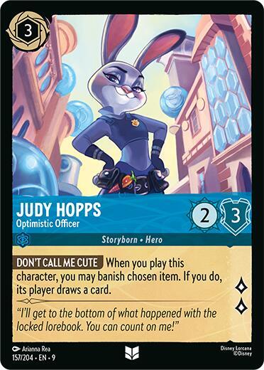Judy Hopps - Optimistic Officer - 157/204 - Uncommmon - 9  1
