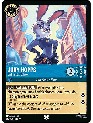 Judy Hopps - Optimistic Officer - 157/204 - Uncommmon - 9 