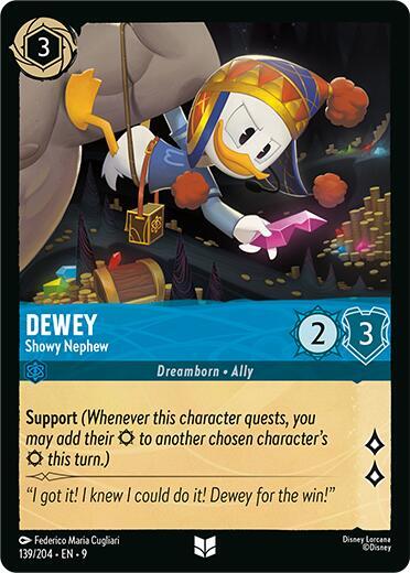 Dewey - Showy Nephew - 138/204 - Uncommon - 9 1