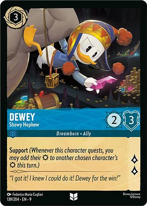 Dewey - Showy Nephew - 138/204 - Uncommon - 9