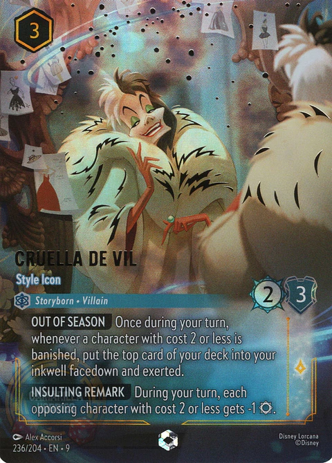 Cruella De Vil - Style Icon - 236/204 - Enchanted - 9