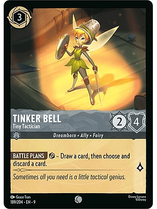 Tinker Bell - Tiny Tactician - 189/204 - Common - 9 